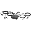 Image de StarTech.com Switch KVM Hybride USB-C Ã  2 Ports, 4K60Hz, Commutateur KVM - Commutateur Ã©cran-clavier-souris/audio/USB - compact - 2 x KVM / audio / USB - 1 utilisateur local - de bureau