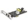 Image de Startech 2-Port 2.5Gbps PoE Network Card, Intel I225-V, 802.3af/at - Adaptateur réseau - PCIe 2.0 x2 - Ethernet 10M/100M/1G/2,5 Gigabit x 2 - noir