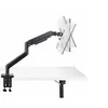 Image de StarTech.com Monitor Desk Mount For 49" Ultrawide Curved Screen, Max 44lb - Kit de montage (bras à ressort, Bras pivotant, base, support VESA, montage en C de 10 à 80 mm, support d'oeillet 10 - 35 mm) - bras réglable avec ressort mécanique - pour écr