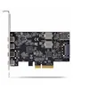 Image de Startech Carte PCIe USB à 5 Ports, USB 3.2 10Gbps, 4x USB-C/1x USB-A - Adaptateur USB - PCIe 3.0 x4 - USB-C 3.2 Gen 1 x 4 + USB 3.2 Gen 1 x 1 - noir