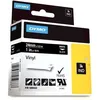 Image de Dymo 1805432 Labeltape Vinyl Wit op zwart (24 mm)
