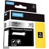 Image de Dymo 18486 (S0718180) Tape Zwart op metallic (12 mm)