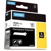 Image de Dymo 622289 Tape Zwart op transparant (12 mm)
