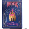 Image de Cartamundi Cartes À Jouer Bicycle - Jeu De Cartes Ultimates - Princess Rose / Bleu