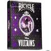 Image de Cartes Ã Jouer Bicycle - Jeu De Cartes Ultimates - Vilains Violet / Vert