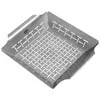 Image de Weber gemüsekorb, acier affiné , 6481 - schneiden ou würfeln sie votre gemüse in den korb et stellen ihn á hauptgang á den grill