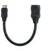 Image de StarTech.com Câble adaptateur HDMI haute vitesse de 12 cm - Convertisseur HDMI vers Mini HDMI - F/M - Noir - adaptateur HDMI - 1.3 cm
