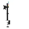 Image de Kensington SmartFit Ergo Single Monitor Arm - Kit de montage - bras réglable - pour moniteur - noir - Taille d'écran : jusqu'à 34 pouces - ordinateur de bureau, pince en forme de C, oeillet, montrable sur bureau