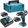 Image de Makita Perceuse à percussion 18V Li-Ion BL (2x3,0 Ah) en MAKPAC - MAKITA DHP487RFJ