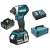 Image de Visseuse à chocs 18 V Li-Ion 5 Ah 175 Nm MAKITA - 2 batteries chargeur coffret - DTD154RTJ