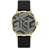 Image de Guess Guess G Bossed Montre Homme Acier Doré Silicone Noir Gw0625g2