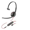 Image de Poly Blackwire C3215 - 3200 Series - micro-casque - sur-oreille - filaire - jack 3,5mm, USB-C