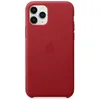 Image de Coque en cuir pour iPhone 11 Pro Rouge