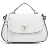 Image de Sacs Ã  main Guess Eco Gloriana Girlfriend Satchel Femme Blanc