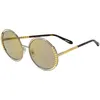 Image de Chopard Lunette De Soleil Panto Chopard Doré - Xxl