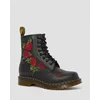 Image de Dr Martens Dr Martens Boots 1460 Vonda En Cuir À Broderies Fleuries - Black Softy T - 40