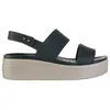Image de Crocs Brooklyn Low Wedge Femme Crocs 206453 - Noir - 39/40
