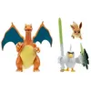 Image de Pokémon - Pack 3 figurines Évoli, Palarticho & Dracaufeu