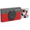 Image de AgfaPhoto Mini Shot Appareil photo numérique à développement instantané noir/rouge Bluetooth batterie intégrée