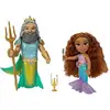 Image de Disney Coffret 2 Poupées Disney La Petite Sirène - Ariel et Triton avec Accessoires