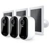 Image de Arlo Arlo Essential Caméra de sécurité 3 2K, 3 caméras avec Panneaux Solaires