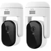 Image de Pack de 2 caméras de surveillance connectées Arlo Essential 3 2K PTZ extérieure Blanc