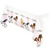 Image de nappe plastique poney chevaux fleurs 120x180cm - 9909877 AMSCAN