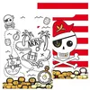 Image de 8 sachets cadeaux fête pirates 16x23cm - 9909916 AMSCAN