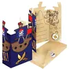 Image de 8 cartons dinvitation enveloppes carte de pirates - 9909920 AMSCAN