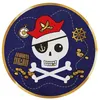Image de 8 assiettes carton pirates chasse aux trésors 23cm - 9909910-66 AMSCAN