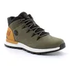 Image de Timberland - Basket Mi-Haute Ã Lacets Pour Homme En Vert Sprint Trekker - Kaki - 42