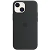 Image de iPhone 13 Coque en silicone avec MagSafe Minuit