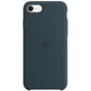 Image de Coque en silicone pour iPhone SE 3ème génération Bleu abysse