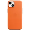 Image de Apple Coque en cuir avec MagSafe pour Apple iPhone 14 Orange