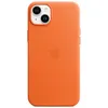 Image de Apple Coque en cuir avec MagSafe pour Apple iPhone 14 Plus Orange