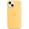 Image de Apple Coque en silicone avec MagSafe pour Apple iPhone 14 Sunglow