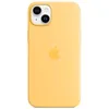 Image de Apple Coque en silicone avec MagSafe pour Apple iPhone 14 Plus Sunglow