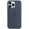 Image de Apple Coque en silicone avec MagSafe pour Apple iPhone 14 Pro Max Storm Blue