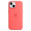 Image de Apple Coque en silicone avec MagSafe pour iPhone 15 Goyave