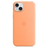 Image de Apple Coque en silicone avec MagSafe pour iPhone 15 Plus Sorbet à l'orange