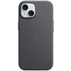 Image de Apple Coque en tissage fin avec MagSafe pour iPhone 15 Noir
