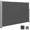 Image de Songmics Paravent extérieur 200 x 350 cm (H x L), Store latéral Brise-vue Paravent retractable - Gris Anthracite