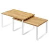 Image de ÃtagÃ¨res de rangement pour Ã©pices, BoisÃ©e + Blanc