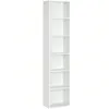 Image de Vasagle Bibliothèque, Étagère de rangement 6 Niveaux, Meuble, Cube, 40 x 24 x 178,5 cm, Blanc