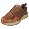 Image de Skechers Benago Hombr Homme Baskets DÃ©contractÃ© Marron FoncÃ© - 43