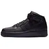 Image de Nike Chaussure Nike Air Force 1 Mid '07 Pour Homme - Noir - 49.5