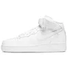 Image de Nike Chaussure Nike Air Force 1 Mid '07 Pour Homme - Blanc - 40.5