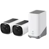 Image de Eufy EufyCam E40 - Caméra de surveillance réseau - weatherproof / dust resistant / UV resistant / water resistant - couleur (Jour et nuit) - 4 MP - 2K - audio - sans fil - avec HomeBase S380 (pack de 2)