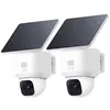 Image de Kit Caméra de surveillance Eufy Solocam E30 2-cam avec panneaux solaire Blanc