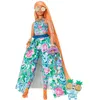 Image de Mattel Barbie Extra Fancy Puppe Bl. Kleid M. Bm Hhn14